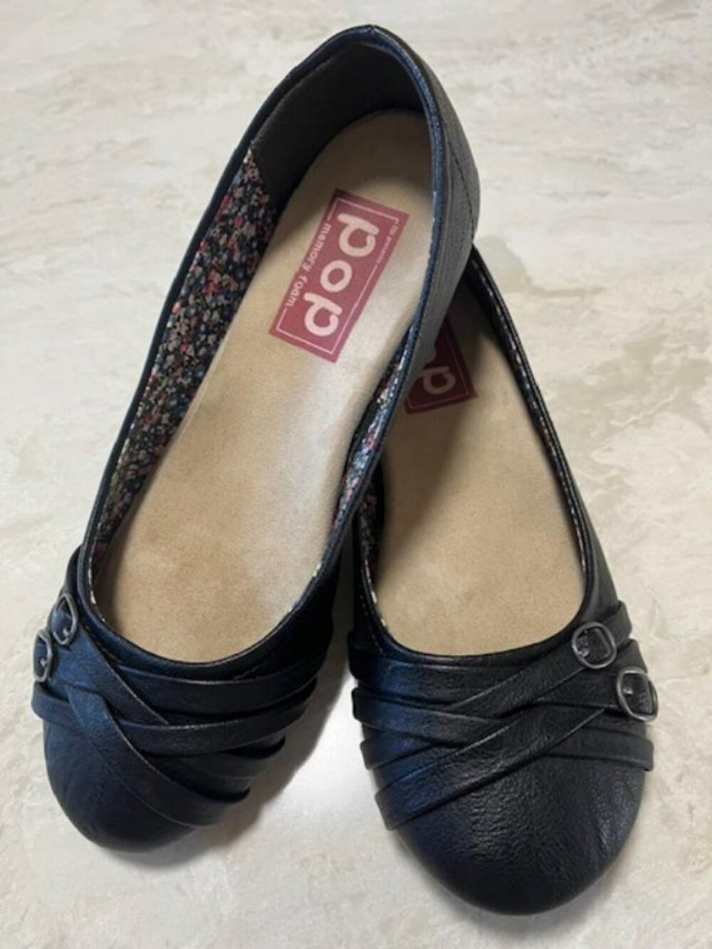 POP ROUND TOE BALLET FLATS Size 7.5 M - Picture 6 of 6